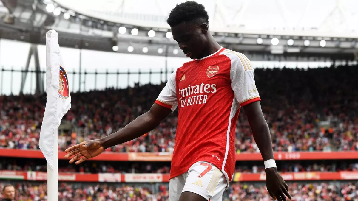 GOAL: Fulham 0-1 Arsenal, Bukayo Saka opens the scoring